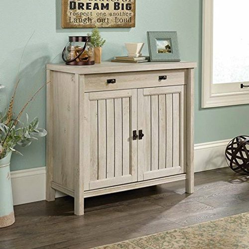 Sauder Costa Accent Chest in Chalked Chestnut